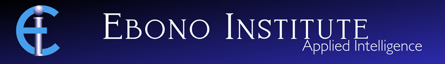 The Ebono Institute — Applied Intelligence